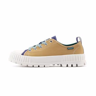 Palladium Pallashock Lo 'Solar Brown Blue'