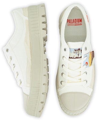 Palladium Pallashock Lo Oasis 'Light White' 77795-187-M Shop Palladium Pallashock Lo Oasis 'Light White' 77795-187-M