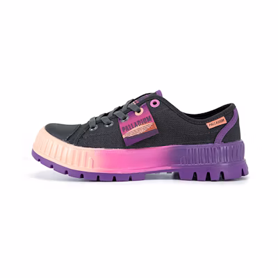 Palladium Pallashock Lo Oasis 'Retro Low-Top Black Canvas'