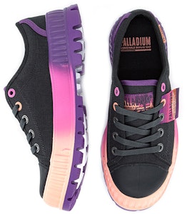 Palladium Pallashock Lo Oasis 'Retro Zapatillas Negras de Lona Baja' 77795-080-M Shop Palladium Pallashock Lo Oasis 'Retro Zapatillas Negras de Lona Baja' 77795-080-M