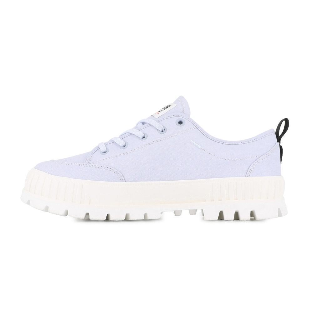 Shop パラディウム パラショック LO OG WP+ ブルー アート カジュアルシューズ 74408409