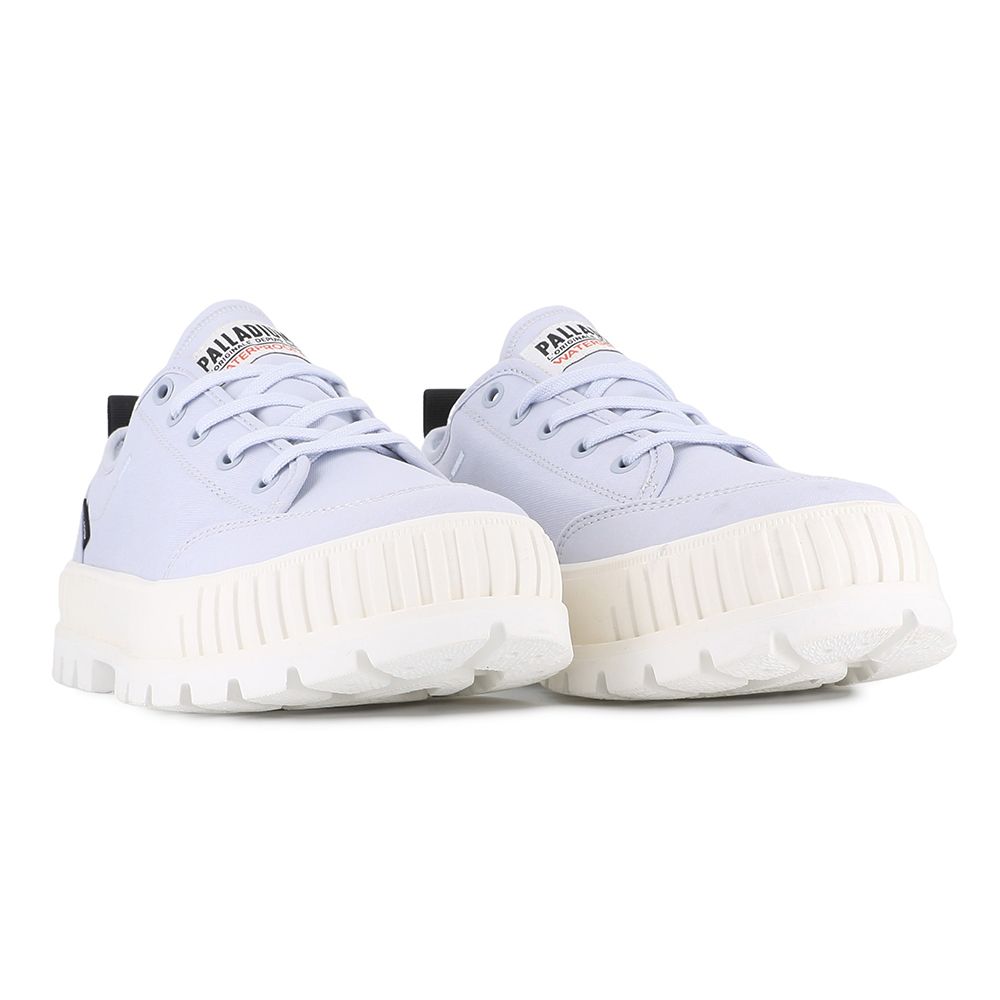Details for パラディウム パラショック LO OG WP+ ブルー アート カジュアルシューズ 74408409