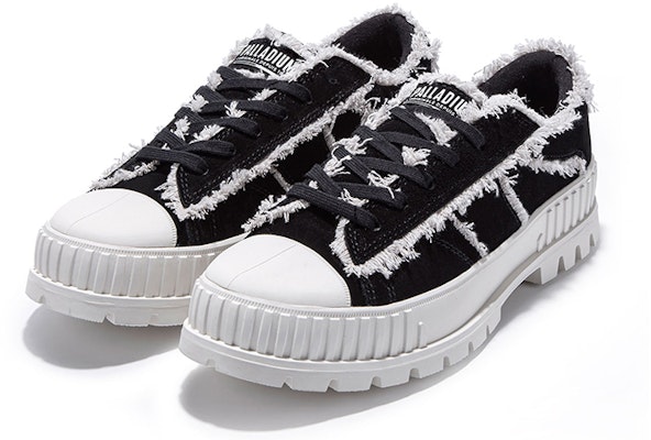 Palladium Pallashock Low 'Black Milk Fringe' Hitam Rumbai 78518-082-M Order Palladium Pallashock Low 'Black Milk Fringe' Hitam Rumbai 78518-082-M