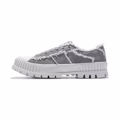 Palladium Pallashock Low 'Mid Grey Milk White'