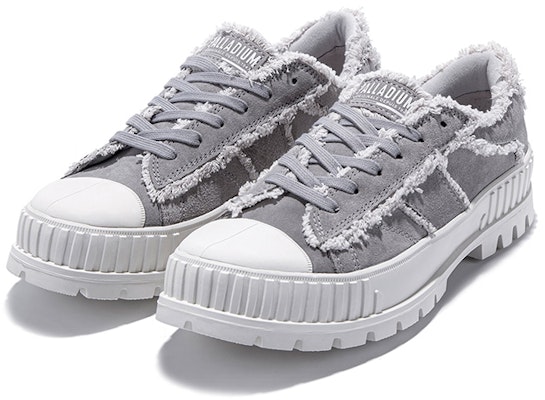 Palladium Pallashock Low 'Mid Grey Milk White' 78518-355-M Order Palladium Pallashock Low 'Mid Grey Milk White' 78518-355-M