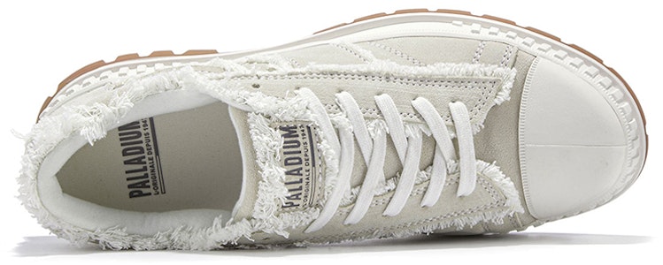 Palladium Pallashock Low 'Off-White Fringe' Sepatu Sneaker Pria/Wanita. 78518-106-M Lookbook Palladium Pallashock Low 'Off-White Fringe' Sepatu Sneaker Pria/Wanita. 78518-106-M