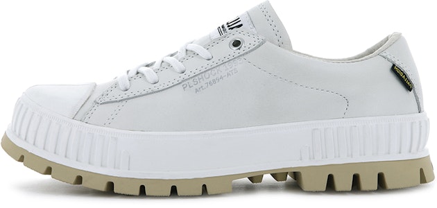 Palladium Pallashock Low Leather 'Star White' Sepatu Kulit Putih Bintang. 76894-116-M Buy Palladium Pallashock Low Leather 'Star White' Sepatu Kulit Putih Bintang. 76894-116-M