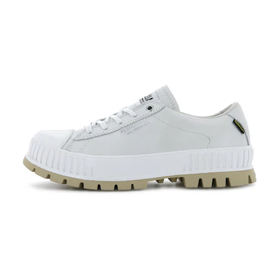 Palladium Pallashock Low Leather 'Star White'