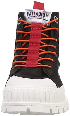 Palladium Pallashock Mid 'Black White Red' 77354-008-M Shop Palladium Pallashock Mid 'Black White Red' 77354-008-M