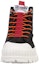 Shop Palladium Pallashock Mid 'Black White Red' 77354-008-M