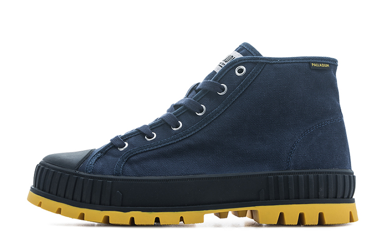 Palladium Pallashock Mid 'Indigo Canvas'