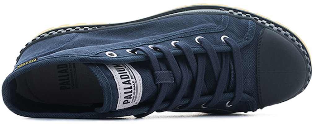Palladium Pallashock Mid OG 'Indigo Canvas' 76681-458-M Shop Palladium Pallashock Mid OG 'Indigo Canvas' 76681-458-M