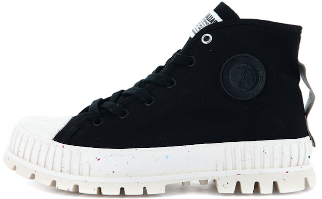 Palladium Pallashock Mid Organic 'Black Canvas' 77353-008-M Buy Palladium Pallashock Mid Organic 'Black Canvas' 77353-008-M