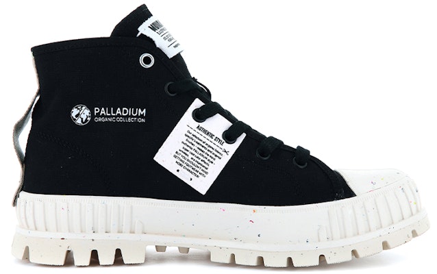 Palladium Pallashock Mid Organic 'Black Canvas' 77353-008-M Order Palladium Pallashock Mid Organic 'Black Canvas' 77353-008-M