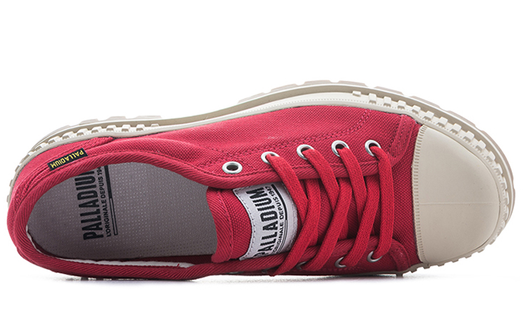 Palladium Pallashock 'Vintage Versatile Red Canvas Low-Top' 圖 4