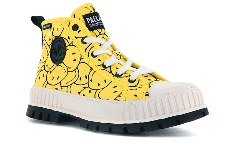 Lookbook Palladium Pallashock Smiley Ao 'Kuning Smiley' 77193-736-M