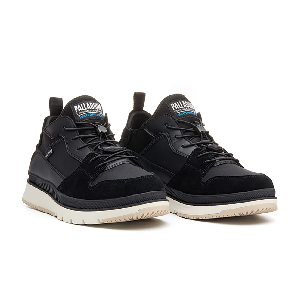Shop Palladium Pallasider Low WP+ Sepatu Kasual Hitam 4074008