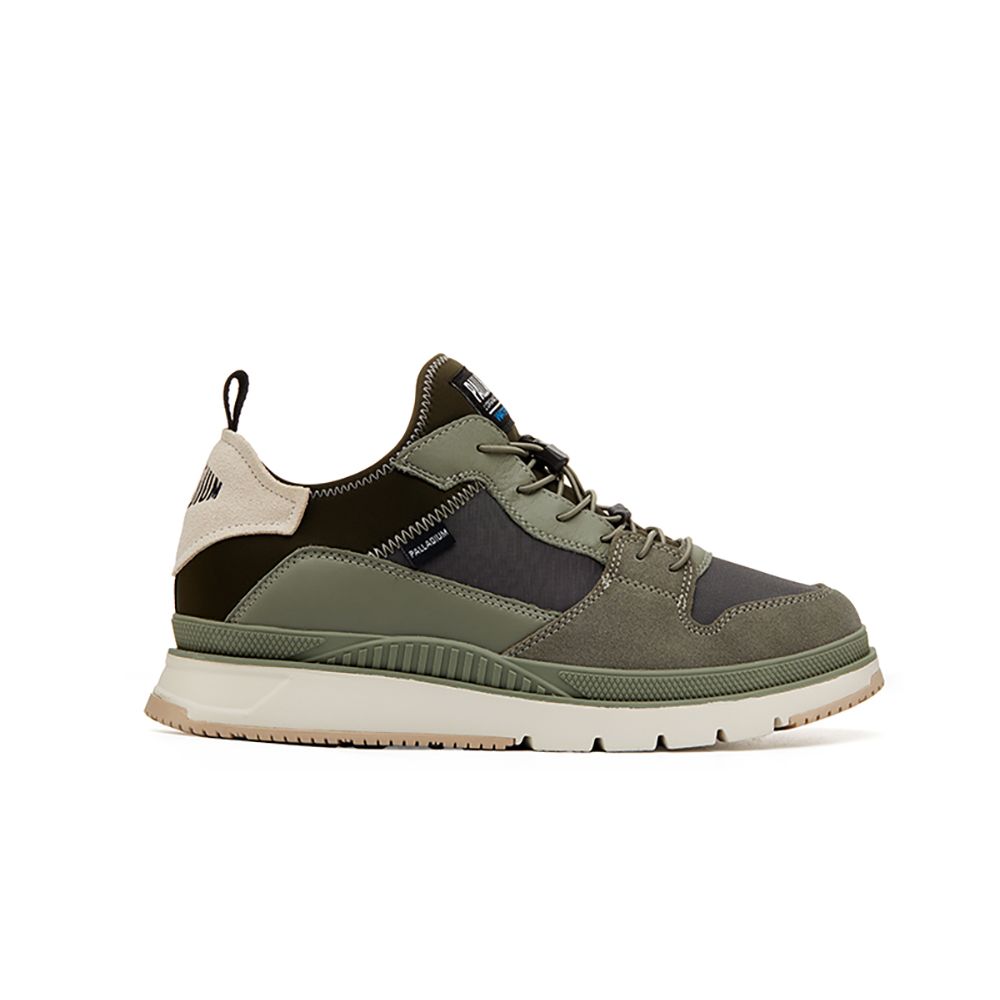 Palladium Pallasider Low WP+ Casual Shoes Olive Green 04074309
