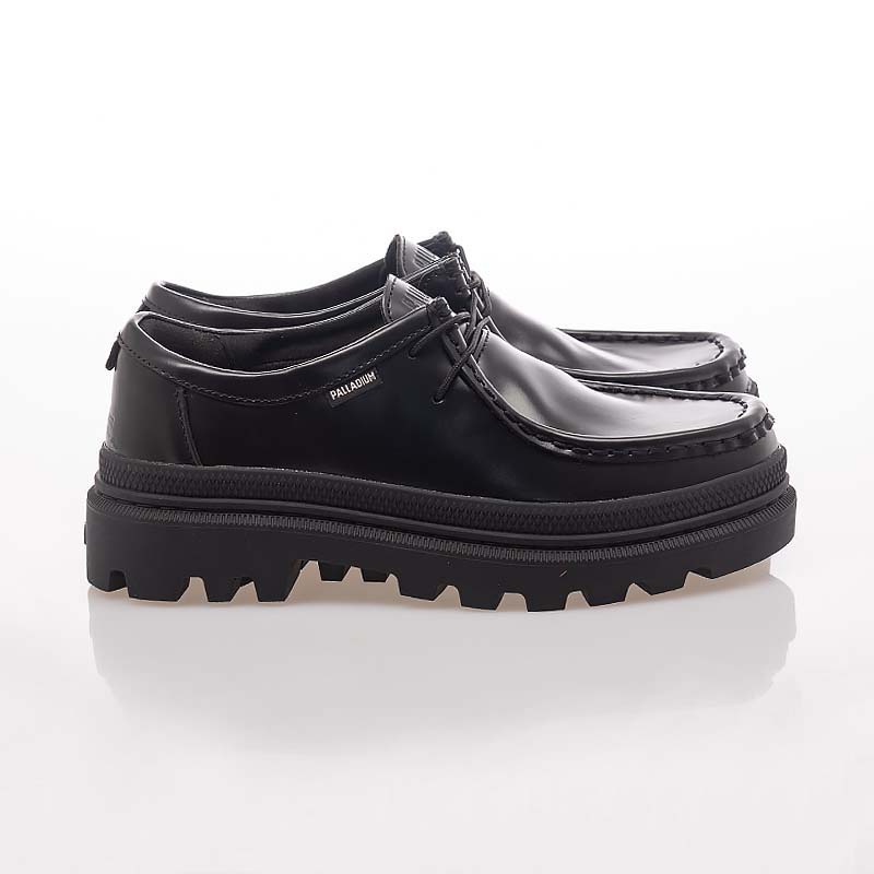 Palladium Pallatrooper Moc High-Top Boots Plain black noodles 74369-008