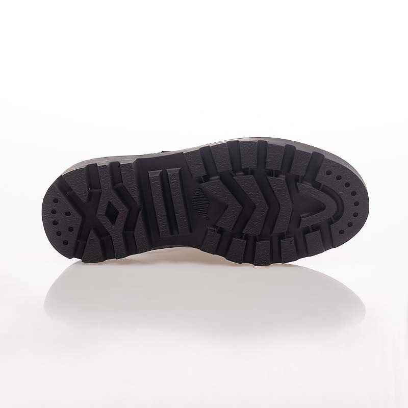 Shop Palladium Pallatrooper Moc Hoge Laarzen Effen Zwart Noodles 74369-008