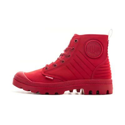 Palladium Pampa Amphibian High 'Red Casual'