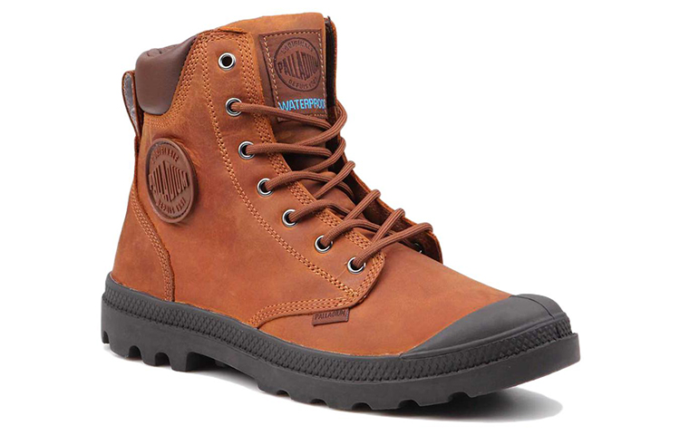Purchase Palladium Pampa Cuff WP Lux 'Brown' 73231-733-M