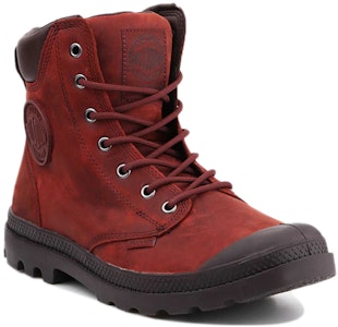 Palladium Pampa Cuff WP Lux 'Burdeos' 73231-261-M Shop Palladium Pampa Cuff WP Lux 'Burdeos' 73231-261-M