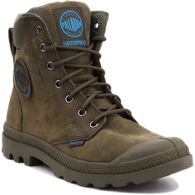 Palladium Pampa Cuff WP Lux 'Military Green' 73231-309-M Shop Palladium Pampa Cuff WP Lux 'Military Green' 73231-309-M