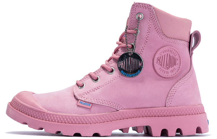 Palladium Pampa Cuff WP Lux 'Pink Leather'