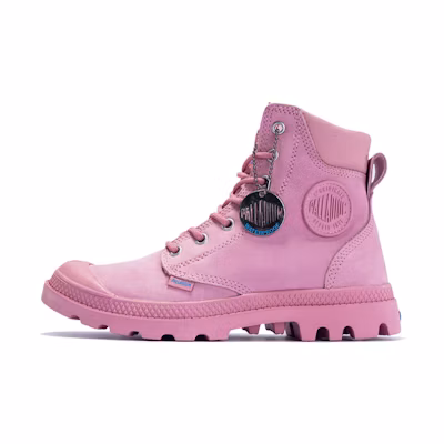 Palladium Pampa Cuff WP Lux 'Pink Leather'