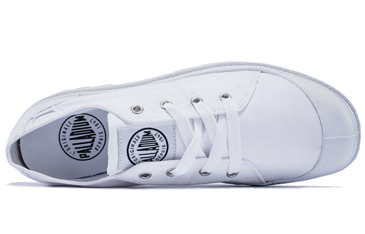Lookbook Palladium Pampa D3 低筒 透氣耐磨防滑 休閒帆布鞋 白色
