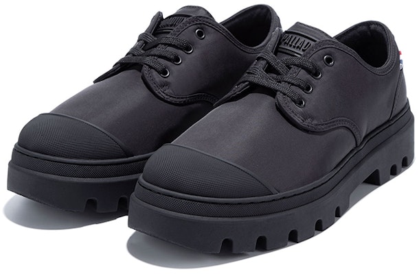 Palladium Pampa Dome Low 'Simple Solid Color Black Canvas' 78506-008-M Order Palladium Pampa Dome Low 'Simple Solid Color Black Canvas' 78506-008-M