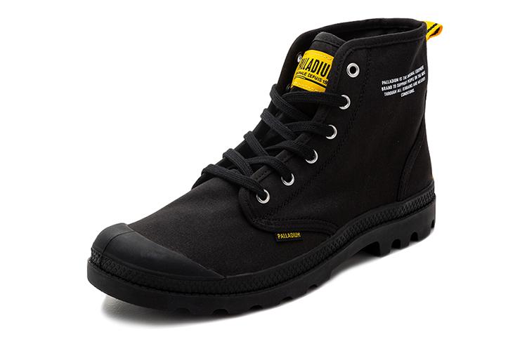 Order 팔라디움 팜파 하이 '대어 세이프티 블랙' (Palladium Pampa Hi 'Dare Safety Black') 76746-008-M