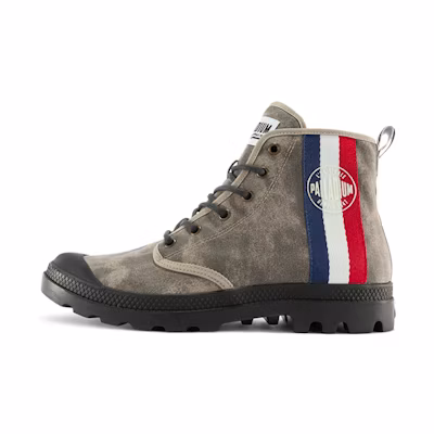 Palladium Pampa Hi 'Flag Luminous Logo Grey Black'