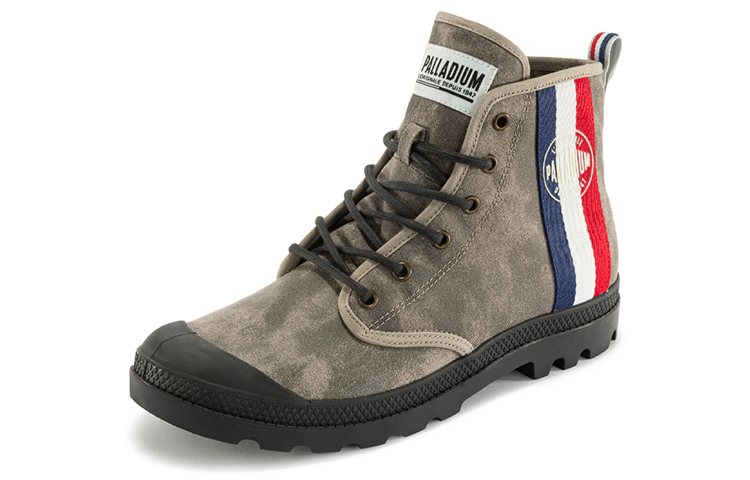 Palladium Pampa Hi 'Flag Luminous Logo Grey Black' 圖 2