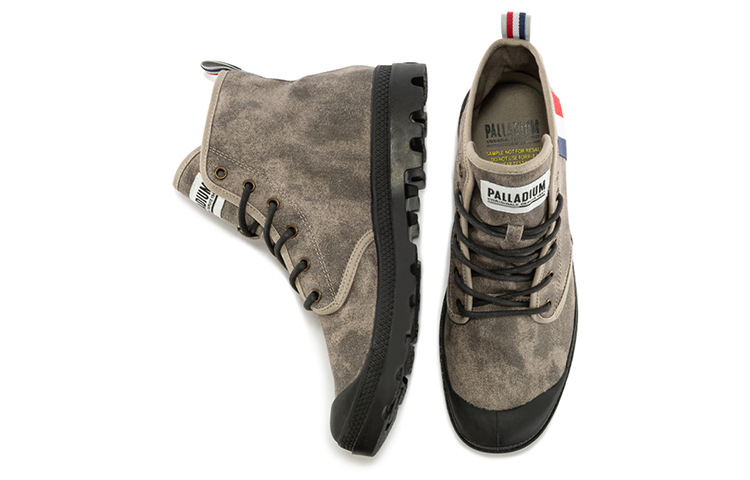 Palladium Pampa Hi 'Flag Luminous Logo Grey Black' 圖 4
