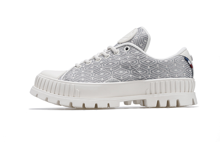 Palladium Pampa Hi 'Floral Jacquard Pale Grey' 78804-006-M