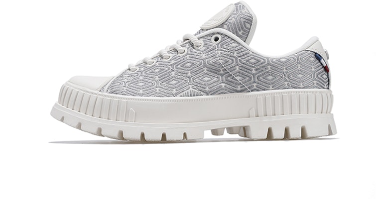 Palladium Pampa Hi 'Floral Jacquard Pale Grey' 78804-006-M Buy Palladium Pampa Hi 'Floral Jacquard Pale Grey' 78804-006-M