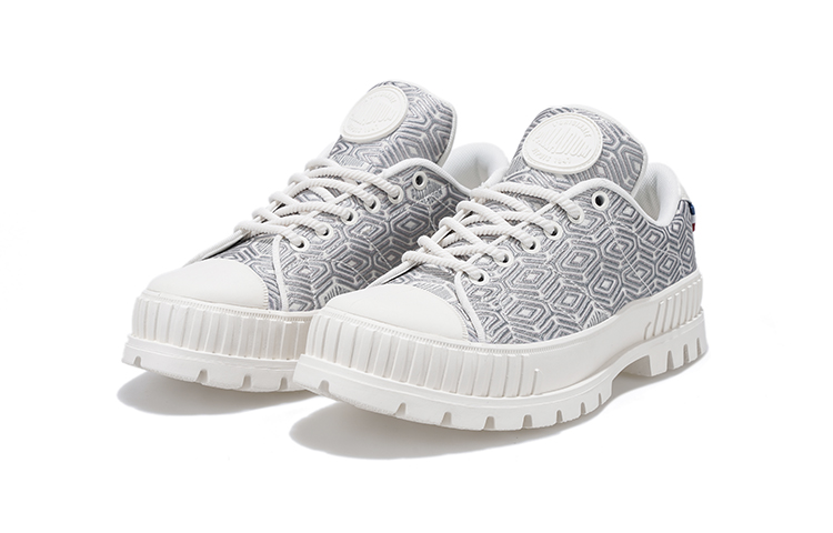 Order Palladium Pampa Hi 'Jacquard Floral Gris Claro' 78804-006-M