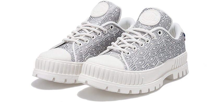 Palladium Pampa Hi 'Floral Jacquard Pale Grey' 78804-006-M Order Palladium Pampa Hi 'Floral Jacquard Pale Grey' 78804-006-M