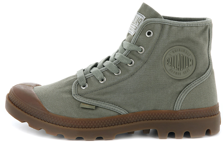 Palladium Pampa Hi 'Green Brown' 02352-344-M