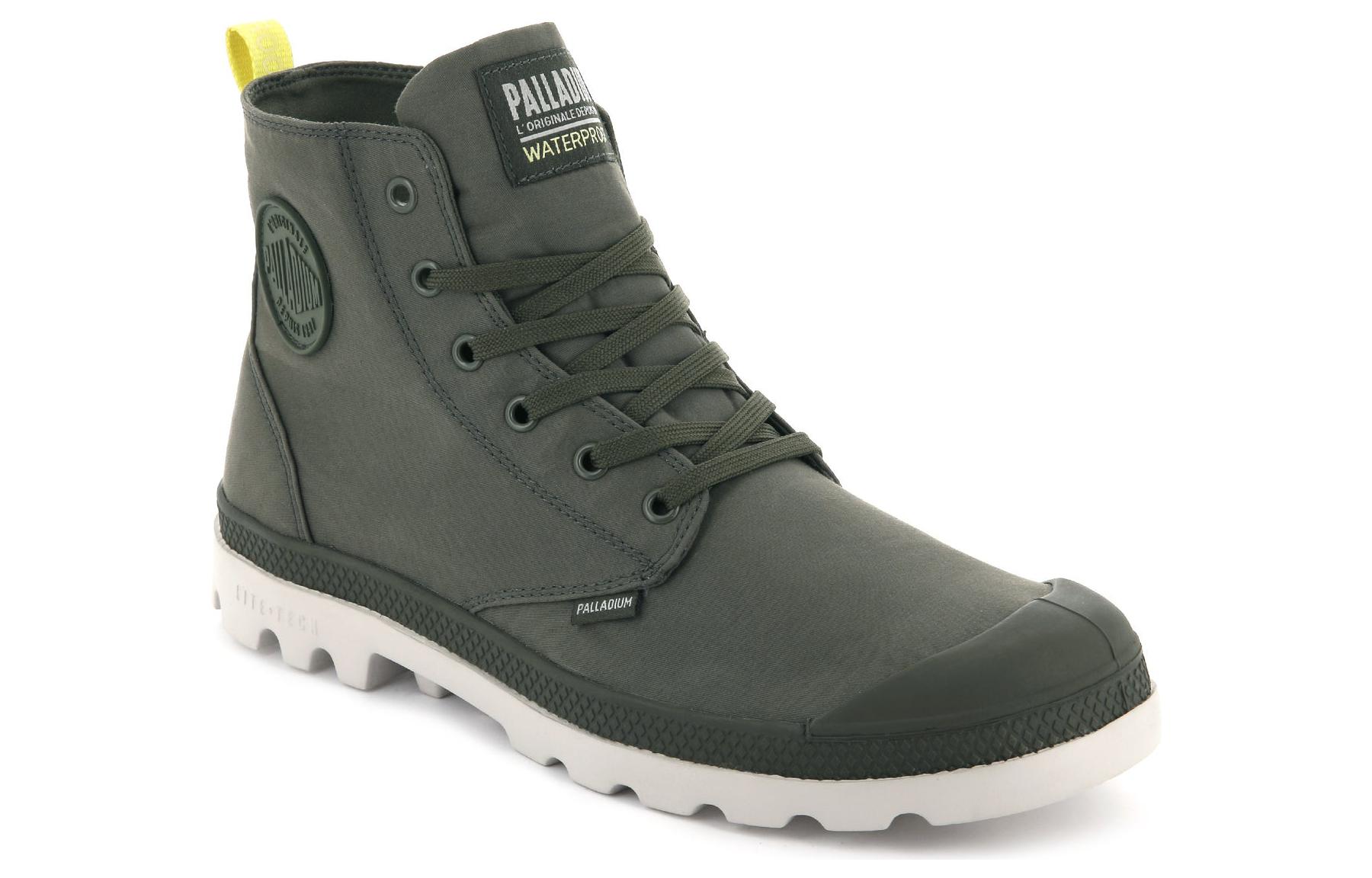 Lookbook Palladium Pampa Hi 'Verde Impermeable' 75970-339-M