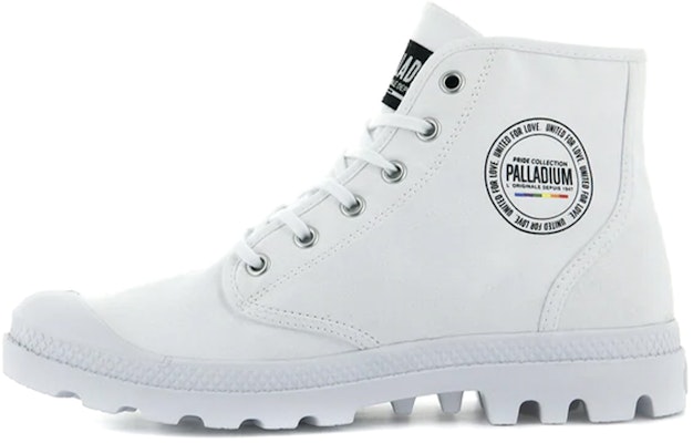 Palladium Pampa Hi 'Pride Rainbow Canvas' 77081-100-M Buy Palladium Pampa Hi 'Pride Rainbow Canvas' 77081-100-M