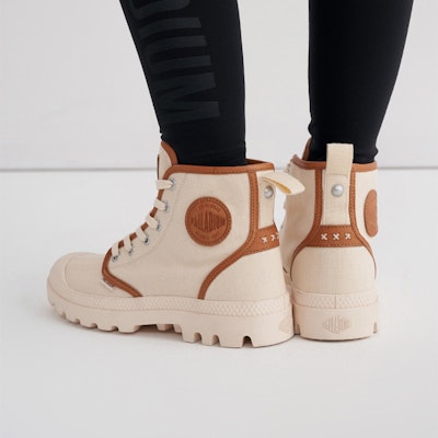 Palladium Pampa Hi 'Provence Smoke White Brown' 78512-125-M Cheap Palladium Pampa Hi 'Provence Smoke White Brown' 78512-125-M