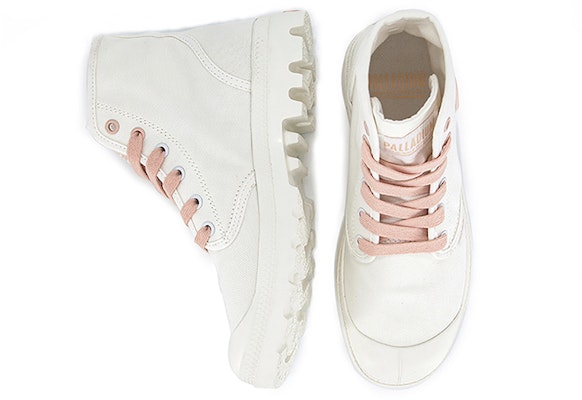 Palladium Pampa Hi 'Pure White Rose Pink' 72352-182-M Shop Palladium Pampa Hi 'Pure White Rose Pink' 72352-182-M