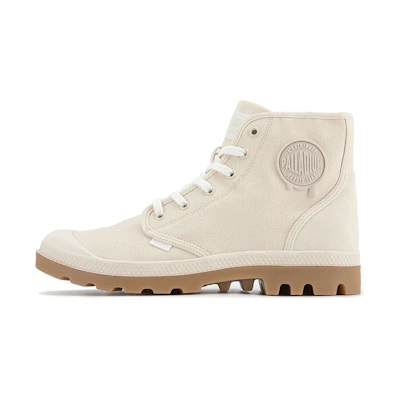 Palladium Pampa Hi 'Smoke White Light Brown'