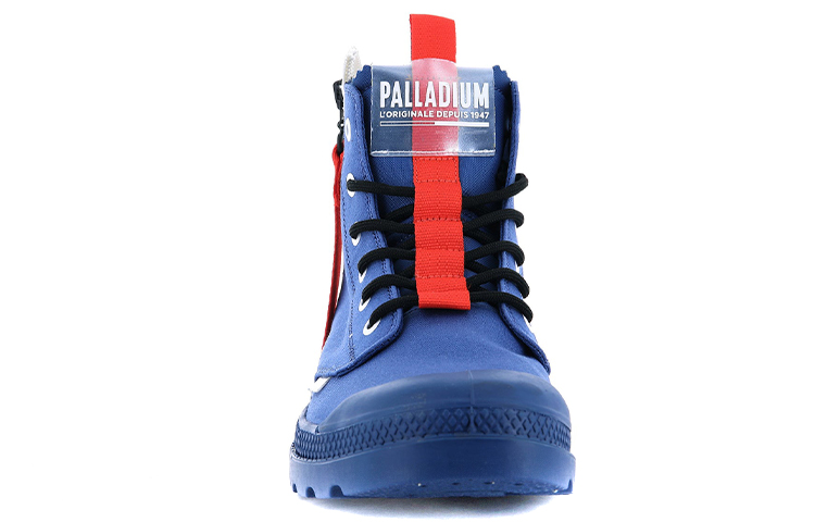 Lookbook Palladium Pampa Hi 'Ticket To Earth - Moda Simplista Azul' 77357-414-M