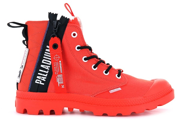 Palladium Pampa Hi 'Ticket To Earth Rojo' 77357-800-M Order Palladium Pampa Hi 'Ticket To Earth Rojo' 77357-800-M