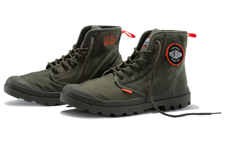 Order Palladium Pampa Hi 'Hijau Tentera Serbaguna' 76648-325-M