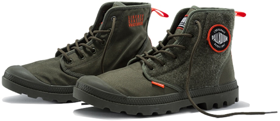 Palladium Pampa Hi 'Hijau Tentera Serbaguna' 76648-325-M Order Palladium Pampa Hi 'Hijau Tentera Serbaguna' 76648-325-M